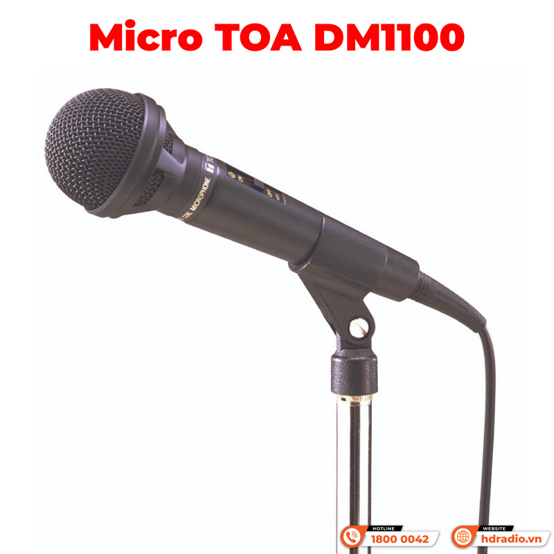 Micro điện động cầm tay TOA DM1100