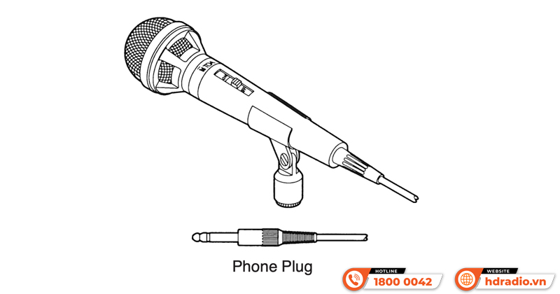 Micro điện động cầm tay TOA DM1100