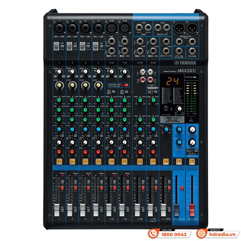 Bàn Mixer Yamaha MG12XU