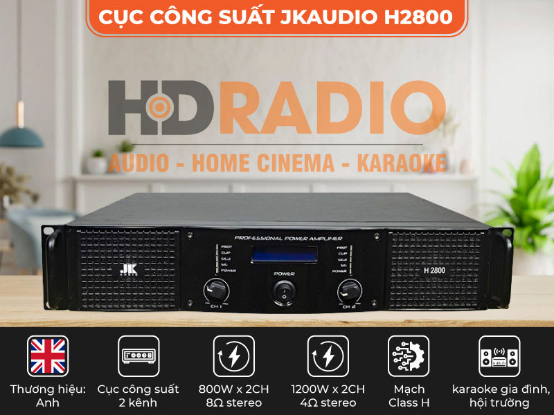Cục Công Suất JKAudio H2800
