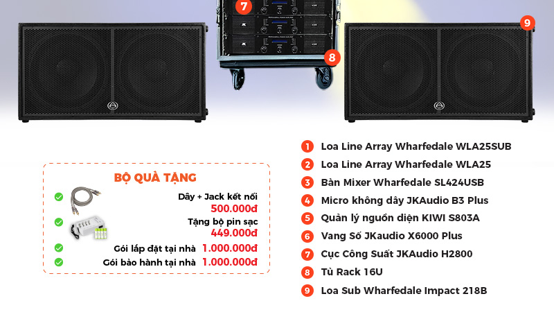 Dàn âm thanh sân khấu hội trường SKHT06