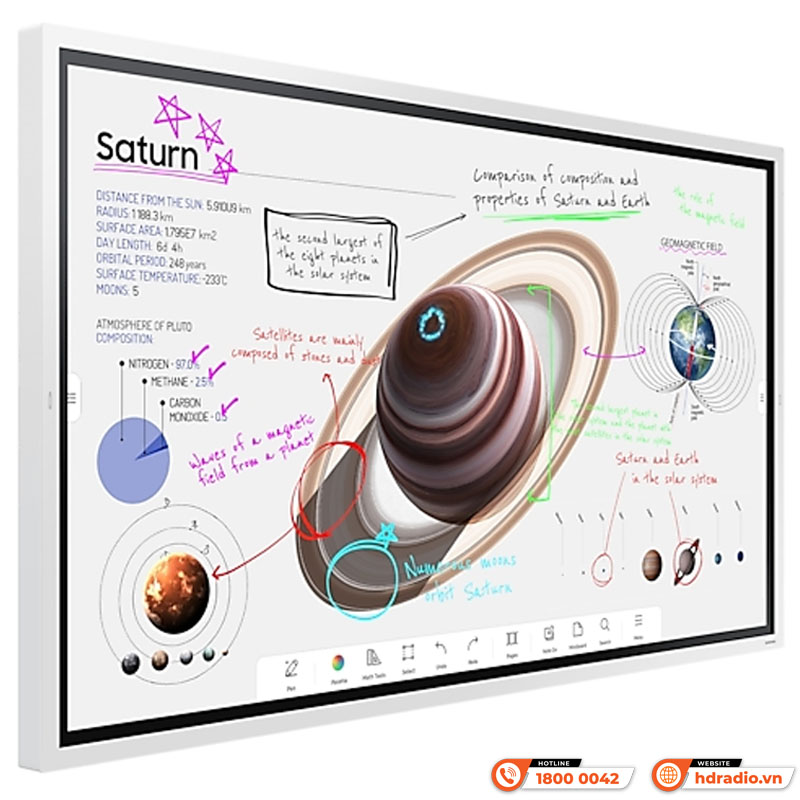 Màn hình tương tác Samsung LH65WMBWBGCXXV