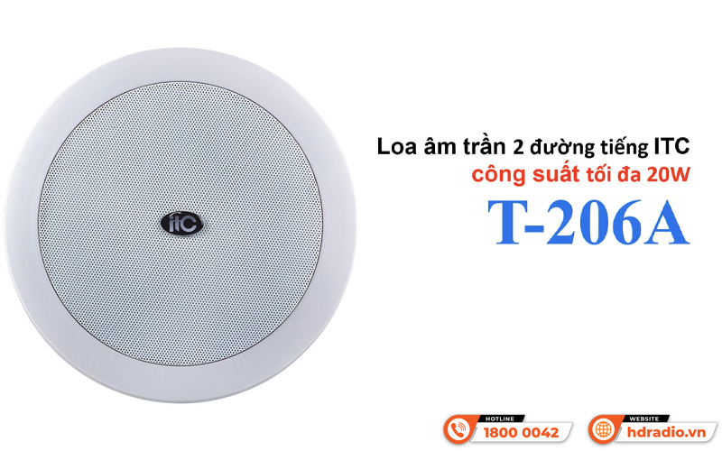 Loa âm trần ITC T-206A Loa âm trần ITC T-206A