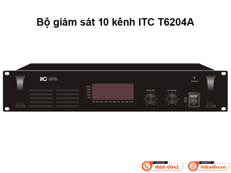 Bộ giám sát 10 kênh ITC T6204A Bộ giám sát 10 kênh ITC T6204A