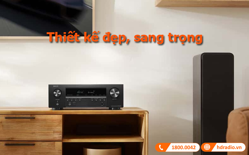 Thiết kế amply Denon AVR-S570BT