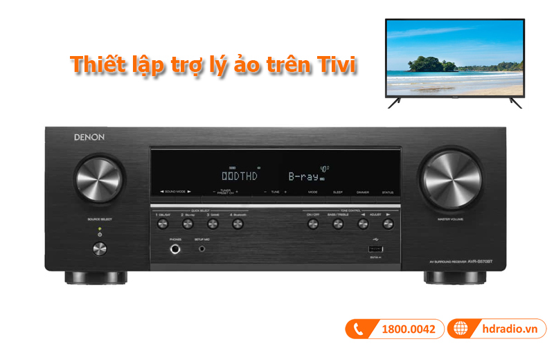 Thiết lập trợ lý ảo trên tivi