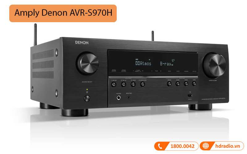 Amply Denon AVR-S970H