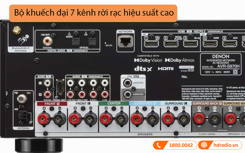 Amply Denon AVR-S970H