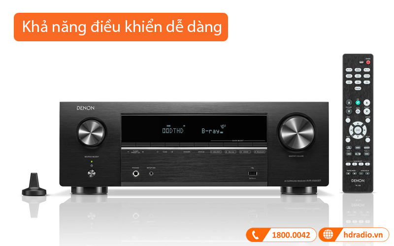 Amply Denon AVR X580BT 