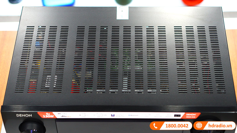 Mặt trên amply Denon AVR-X580BT