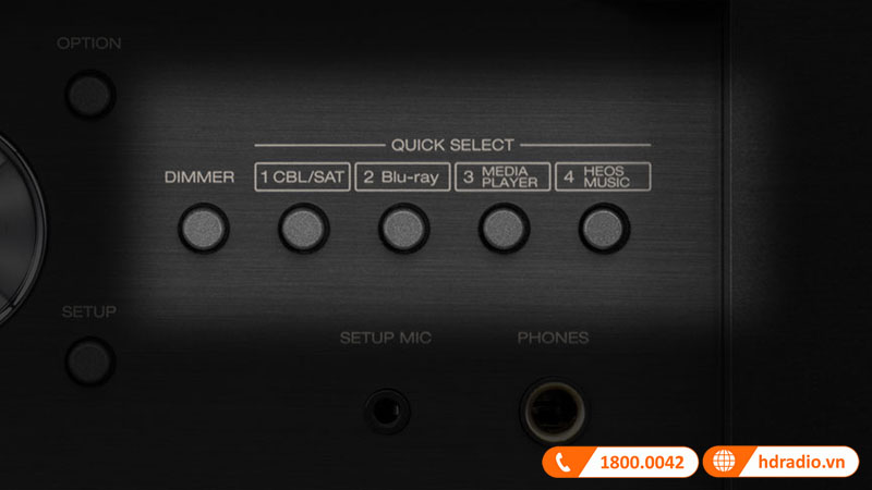 Nút điều chỉnh amply Denon AVC-A110