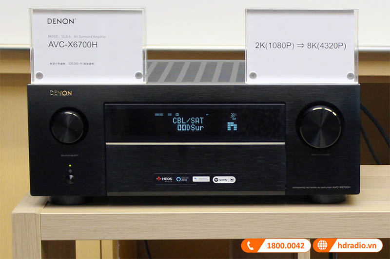 AVC-X6700H tối ưu hóa âm thanh