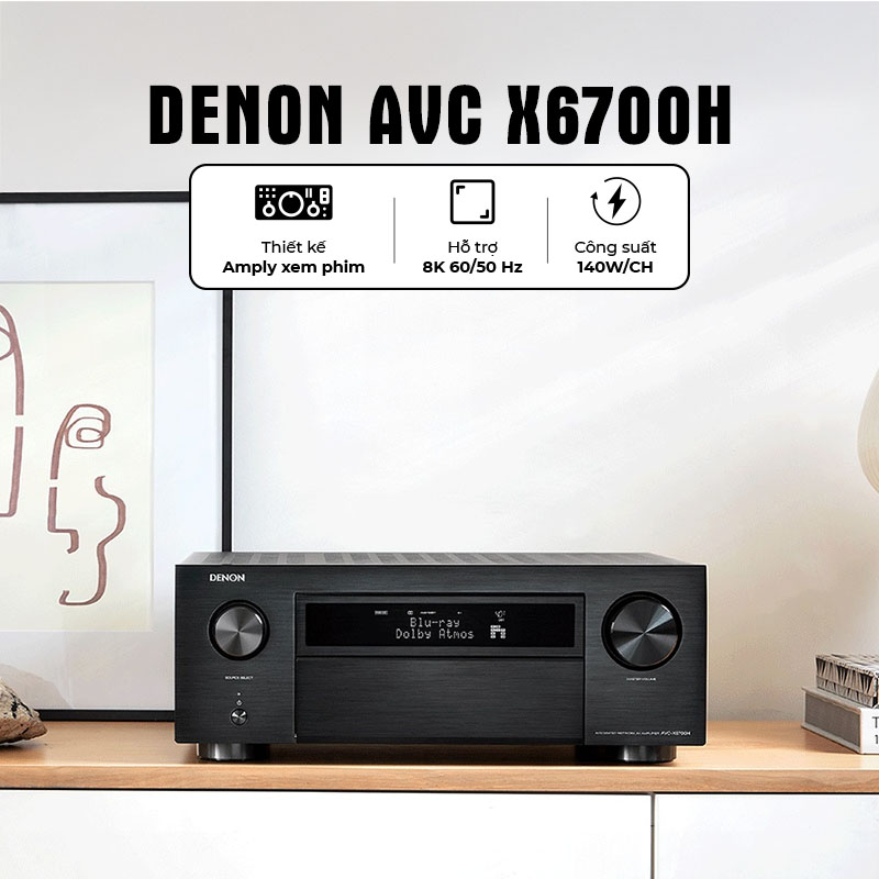 Amply Denon AVC-X6700H