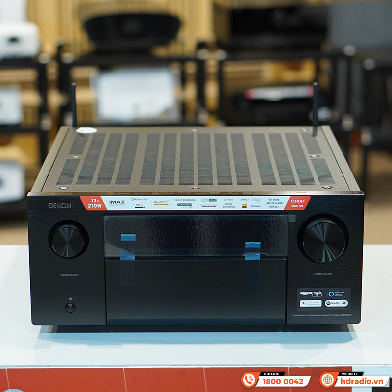Amply Denon AVC X8500HA, 13.2 Kênh, 150W/CH, 8K, Bluetooth-15