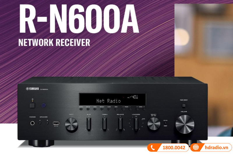 Amply Yamaha R-N600A
