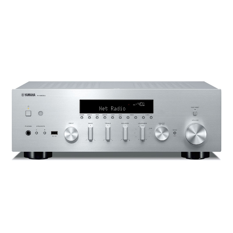 Amply Yamaha R-N600A, 80W/CH ở 8 ohm, Optical, Phono, bluetooth, wifi, MusicCast
