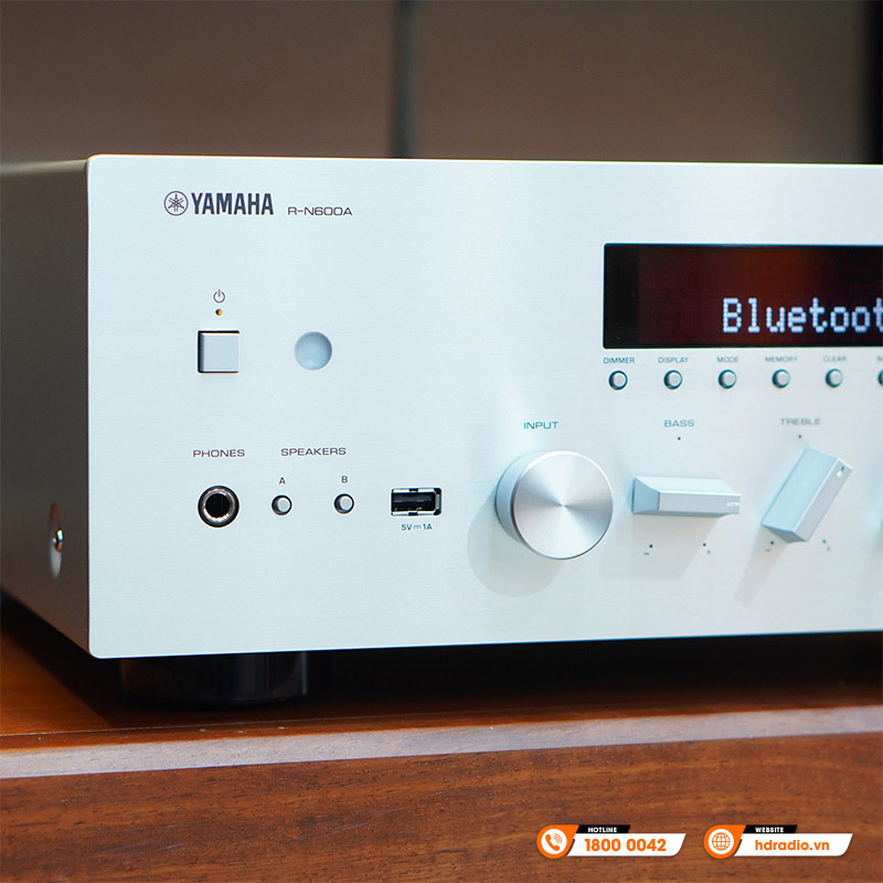 Amply Yamaha R-N600A, 80W/CH ở 8 ohm, Optical, Phono, bluetooth, wifi, MusicCast-6