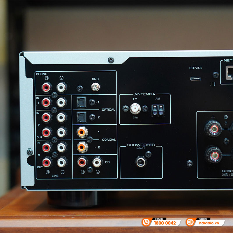 Amply Yamaha R-N600A, 80W/CH ở 8 ohm, Optical, Phono, bluetooth, wifi, MusicCast-9