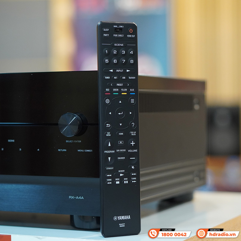 Amply Yamaha RX-A4A, Hỗ Trợ 8K, 7.2 Kênh, 110W/CH, Bluetooth-17