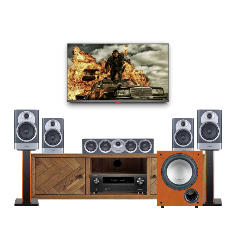 Bộ Dàn Âm Thanh Xem Phim 5.1 HD-AT05 (Jamo S7-17 HCS, sub Jamo C910, Denon AVR-X1700H)