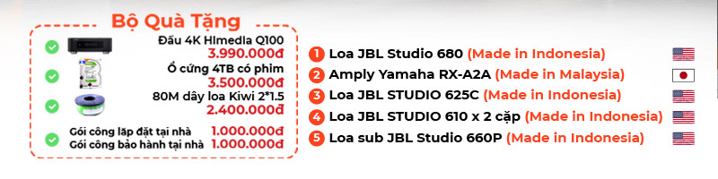 chú thích Dàn xem phim denon jbl 7.1 AT34