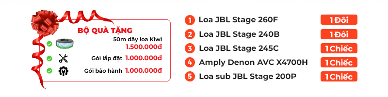 Dàn xem phim 5.1 JBL AT45