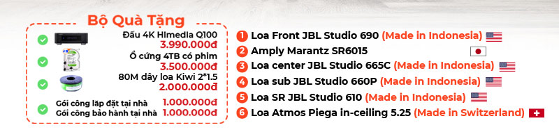 khuyen mai Dàn xem phim Dolby Atmos 5.1.2 Yamaha, JBL DB16