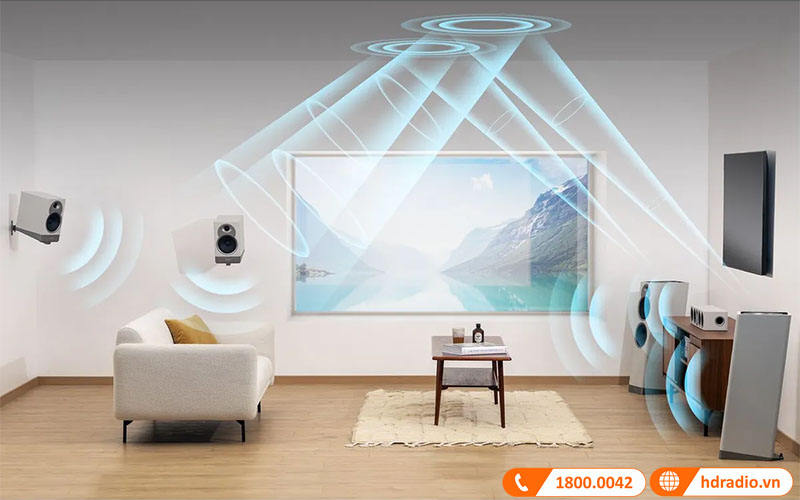 tich hop he thong am thanh Dolby Atmos