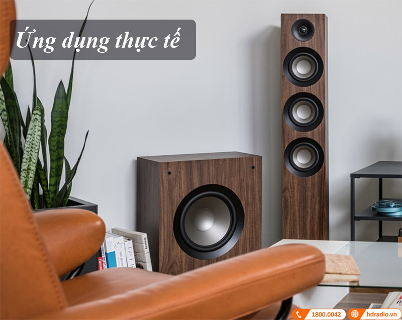 Loa Sub Jamo S808 thích hợp sử dụng cho phòng ngủ, phòng khách, phòng làm việc Loa Sub Jamo S808