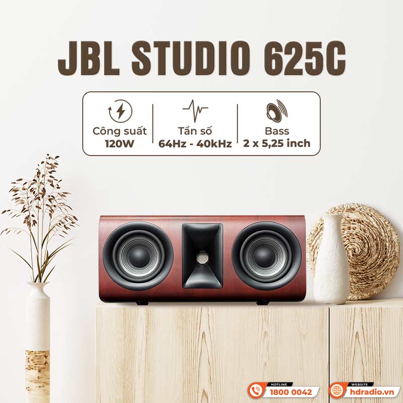 Tính năng Loa center JBL Studio 625C Tính năng Loa center JBL Studio 625C