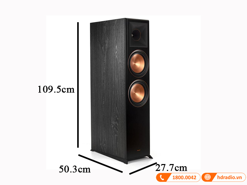 Kích thước loa Klipsch RP-8060FA