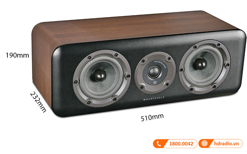 Loa center Wharfedale D300C