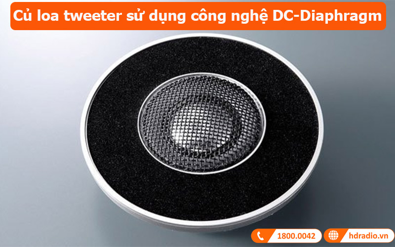 Loa Yamaha NS-F700 loa tweeter sử dụng công nghệ DC-Diaphragm