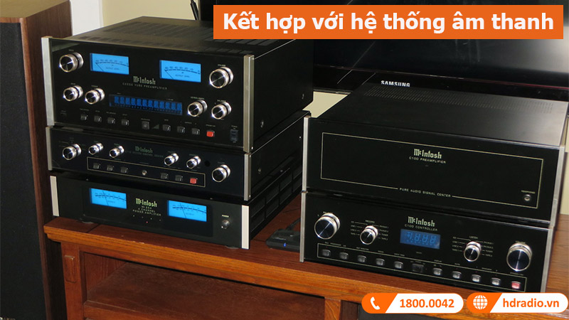 Power Amply McIntosh MI254 ứng dụng thực tế