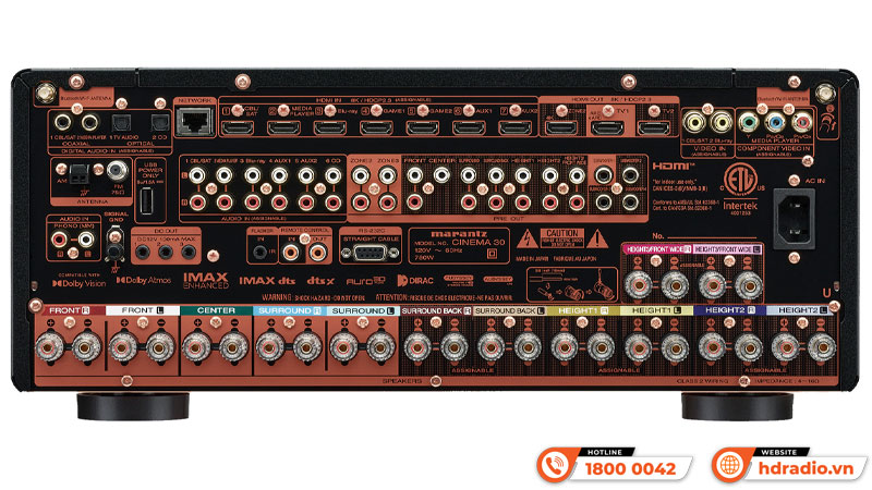 Kết nối Amply Marantz Cinema 30