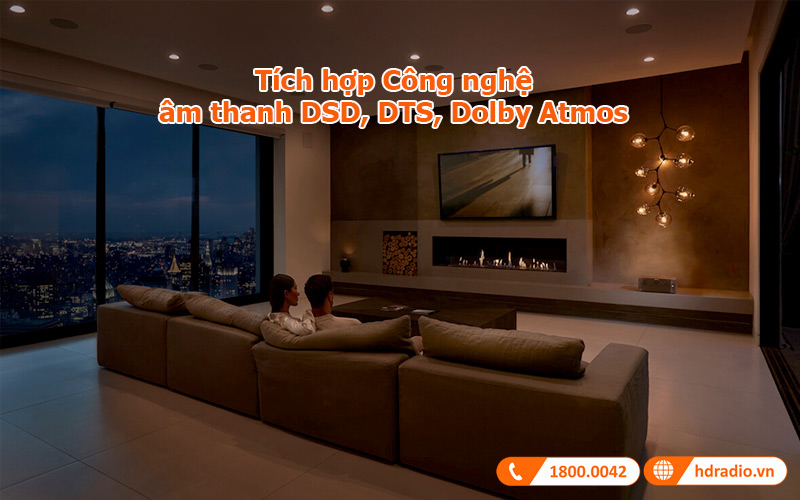 Tích hợp công nghệ âm thanh hiện đại