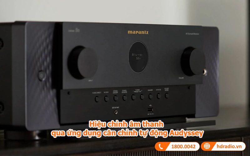 Hiêu chỉnh âm thanh Marantz Cinema 50