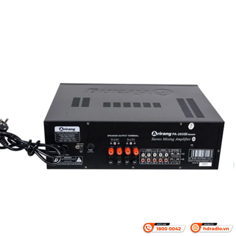 Amply Arirang PA 203III Bluetooth 360W/ 2Kênh-3