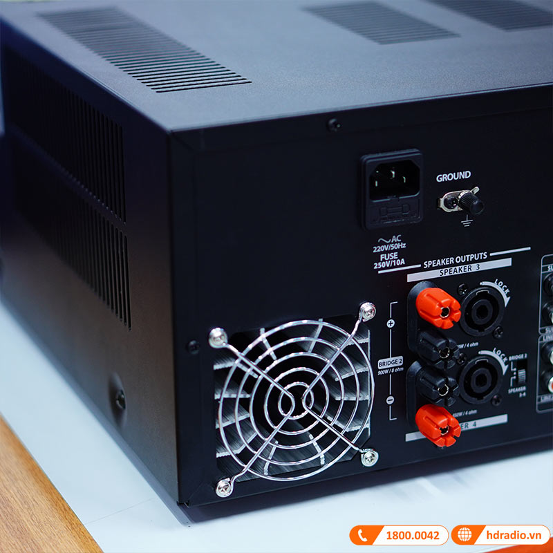 Amply Jarguar 506N Gold Digital, 1800W/4 Kênh, Bluetooth, Anti-Feedback-16