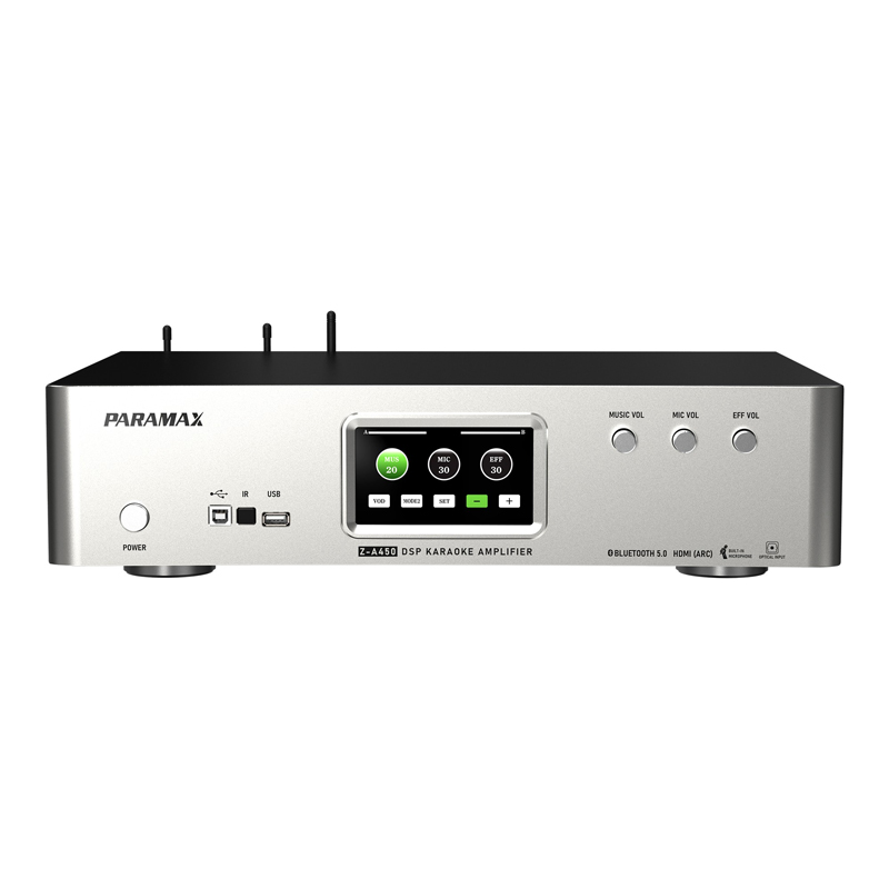Amply Paramax Z-A450, 2 Kênh, 500W, 8Ohms, Bluetooth 5.0, HDMI, OPTICAL-1