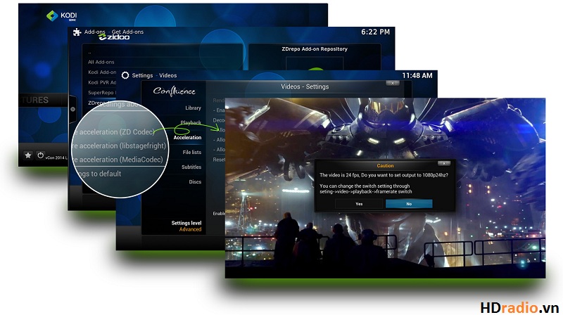 ĐẦU PHÁT HD HIMEDIA Q10 PRO hỗ trợ 3d