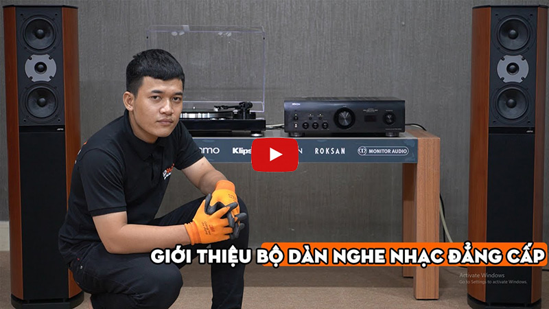 dàn nghe nhạc sử dụng loa Jamo D590