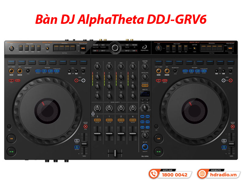 Bàn DJ AlphaTheta DDJ-GRV6 Bàn DJ AlphaTheta DDJ-GRV6