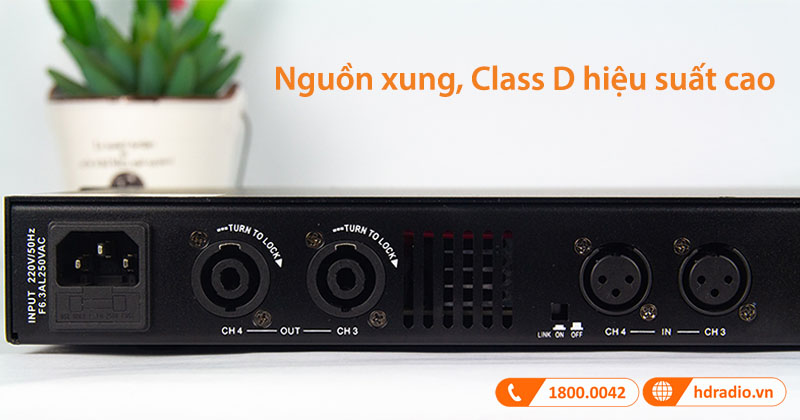 Nguồn xung, Class D hiệu suất cao Nguồn xung, Class D hiệu suất cao