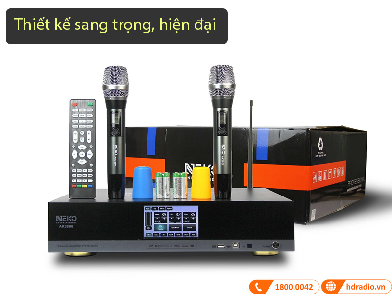 Cục đẩy liền vang micro Neko AK3800