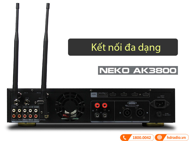 Cục Đẩy Liền Vang Micro Neko AK3800