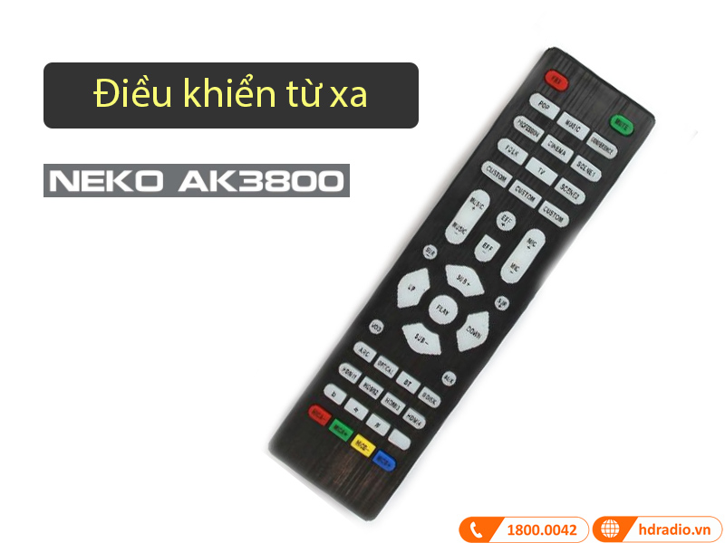Cục đẩy liền vang micro Neko AK3800