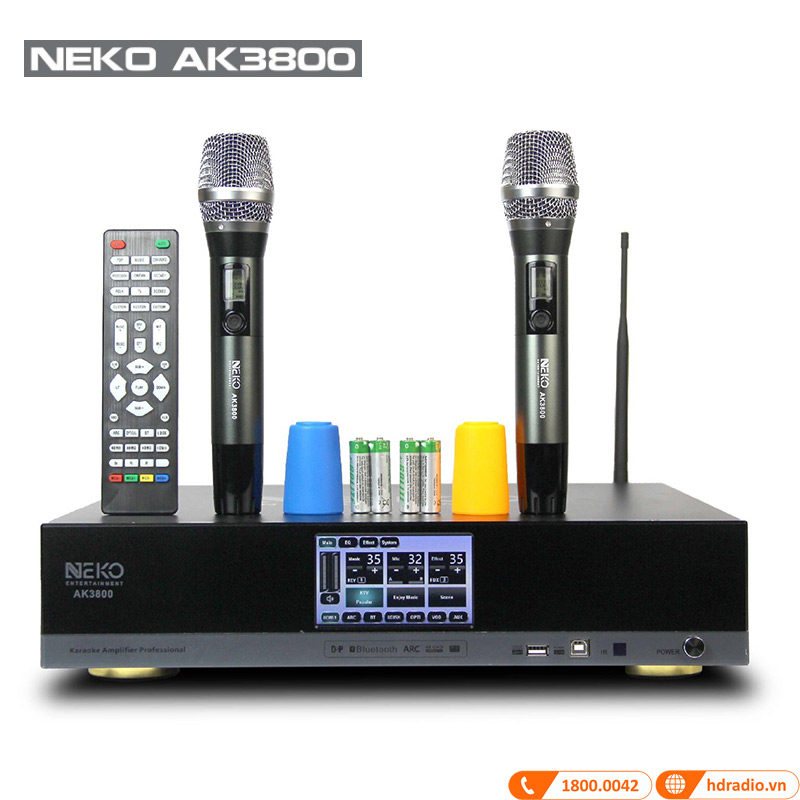 Cục đẩy liền vang micro Neko AK3800