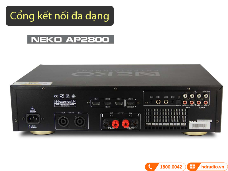 Đẩy công suất liền vang Neko AP2800