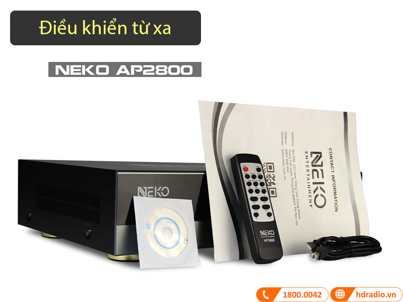 Đẩy công suất liền vang Neko AP2800